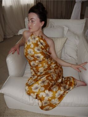 Reformation Jeany Silk Dress SIZE  SMALL